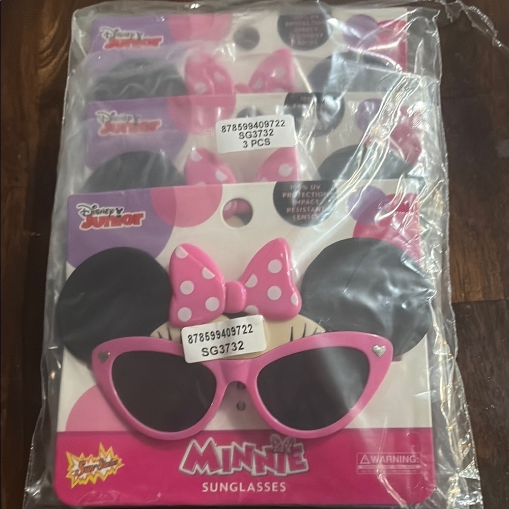 Disney Minnie Mouse Pink Bow Sunglasses